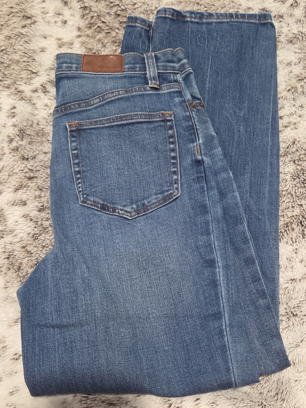 Classic Women's Blue Denim Jeans - Comfortable Everyday Fit